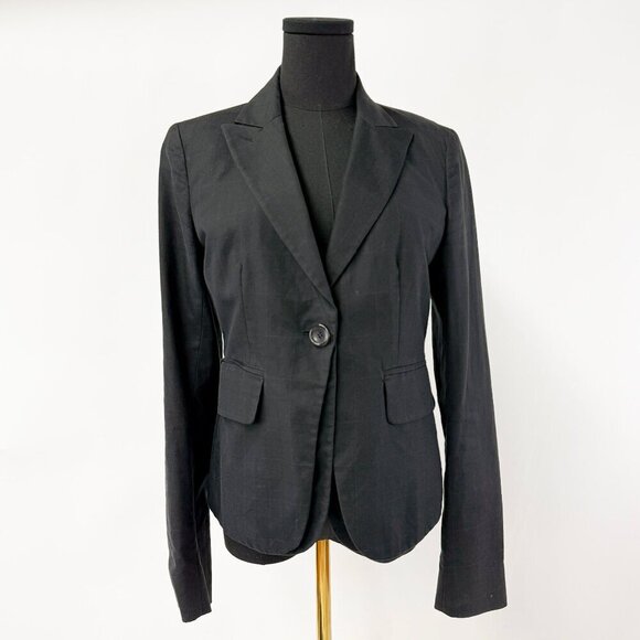 SPORTMAX COTTON BLACK BLAZER WITH BUTTONS - Picture 2 of 10